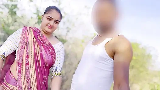 Hintli köylü kız ormanda sikişiyor