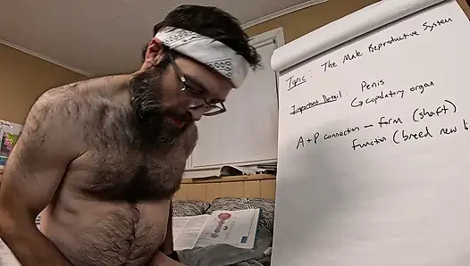 Anatomi dersi videosu erkek orgazmının yanlışlıkla gösterisine dönüşüyor