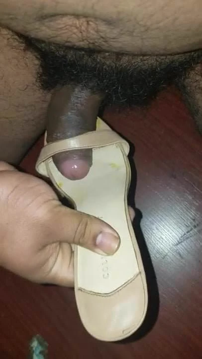 Fucked and cum in high heel sandals