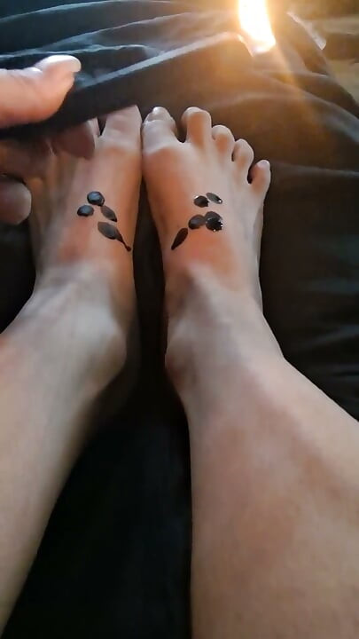 Dripping Candle Wax Over My Perfect Feet