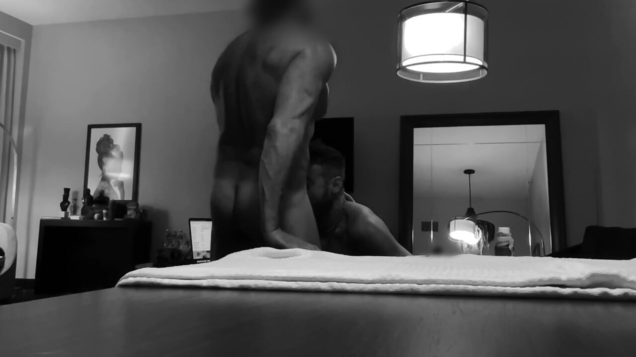 Business Man Barebacked every surface of Hotel Suite