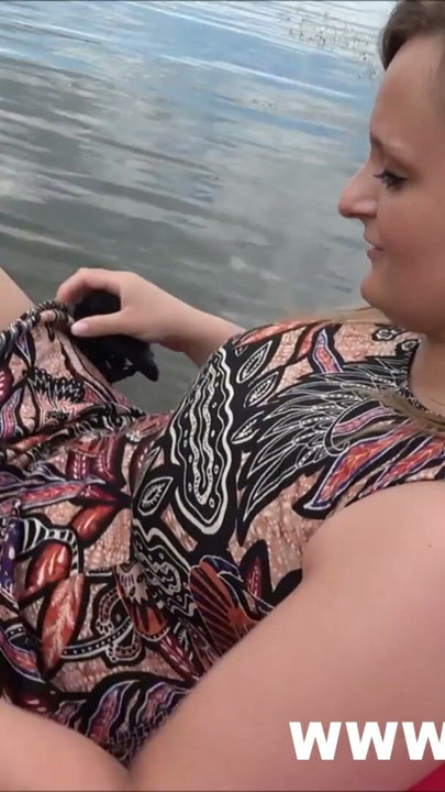 PEDAL BOAT FUCK in the middle of the lake | Clip 1