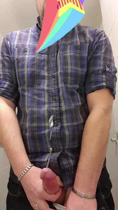 Happy wank and cum