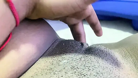 Stepmom masturbates with her tight pats