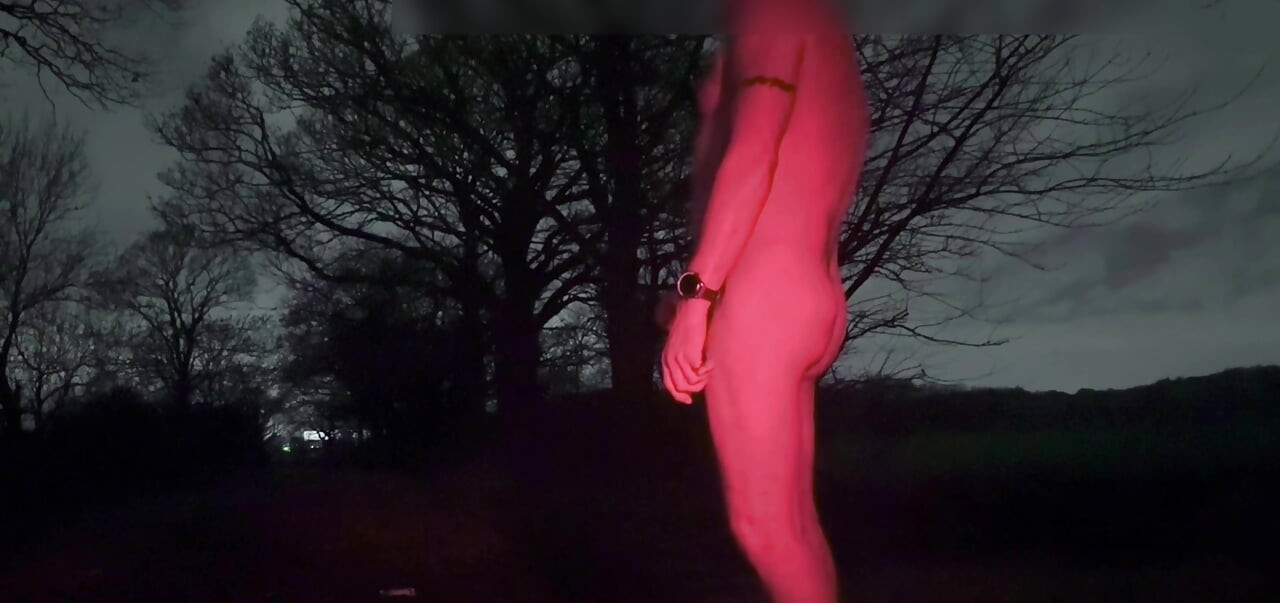 Βγαίνοντας γυμνός έξω από το αυτοκίνητο, ο οδηγός επιβράδυνε