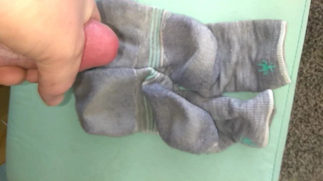 Cum on Her Wool Socks