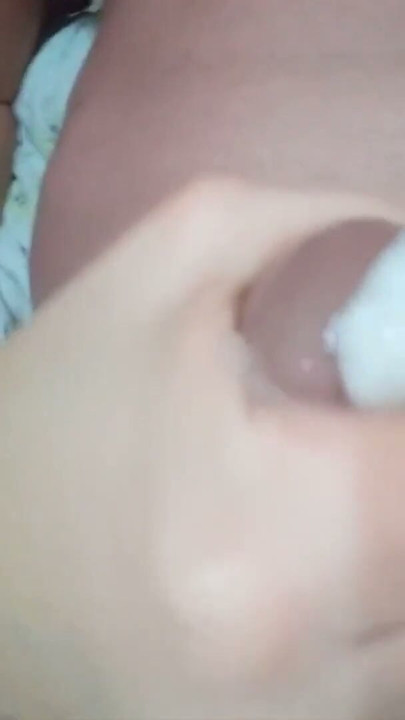 Handjob-loving wife likes to take cum from my hard cock | Clip 2