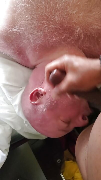 Bear Sucks Dick and Cums for You! BBC Gets a Foot Job!