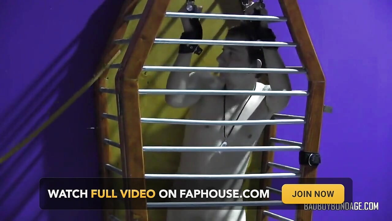 Caged Twink Boy Cum Denial