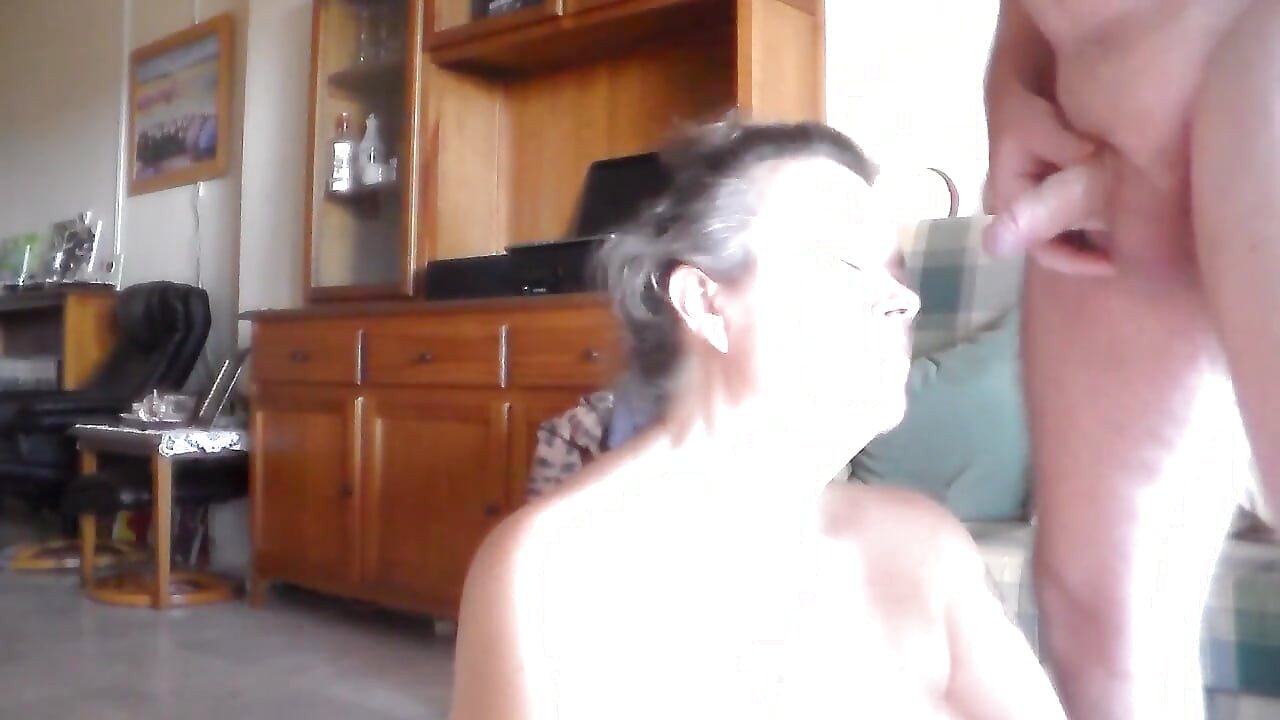 John is peeing on Jen's face and into her mouth