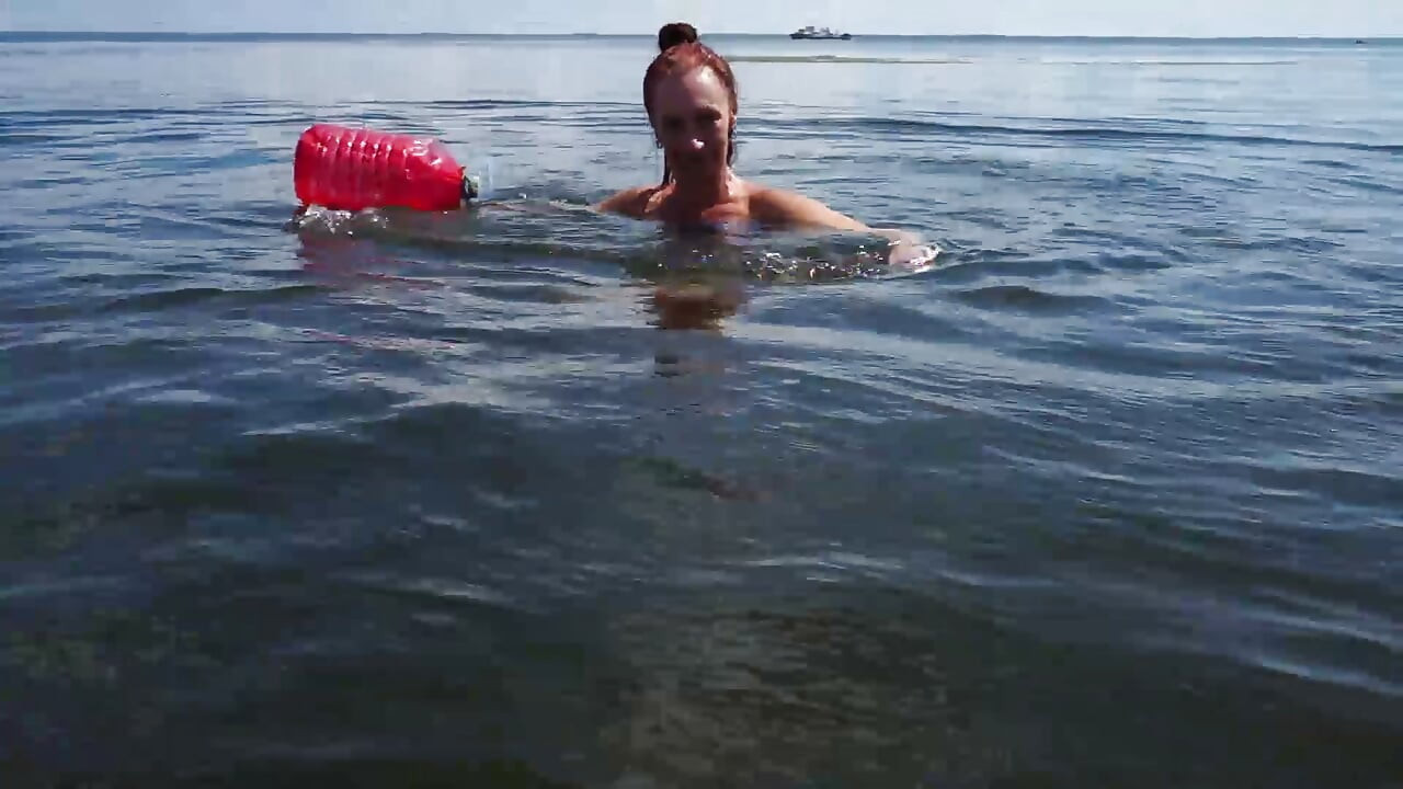 Nadando no rio Volga
