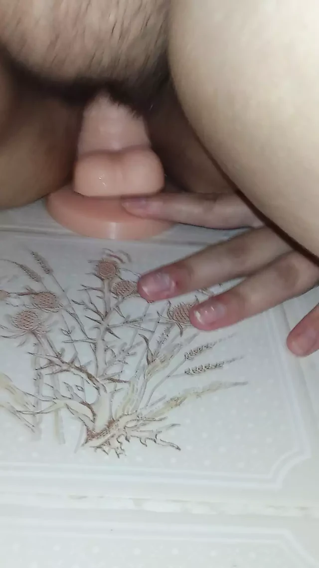 I was horny and I stuck my dick in my tight pussy