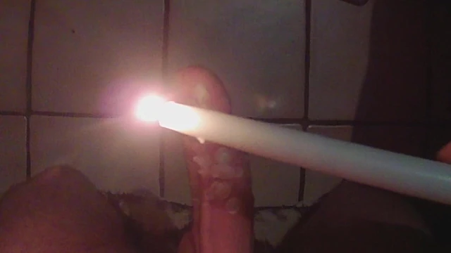 Wax on my cock