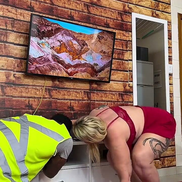 Husband for Hire Fucked Blonde