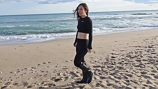 Extremely Boot Passion! Outdoor Beach and Car