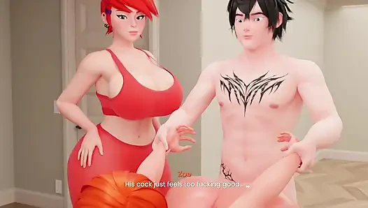 Eden трахает Zoe, Siera и Raven в тройничке
