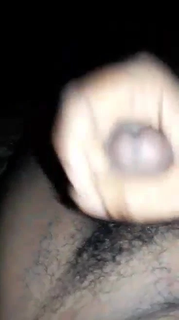 Indian guy wanking his small cock and cumming.