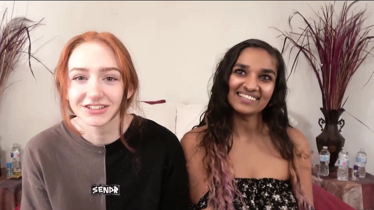 Desperate Amateurs hot Latina mama and sexy college girl have fun riding the saddle and getting their tight pussies pounded hard