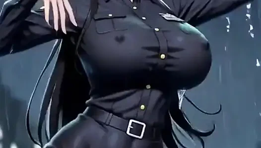 Симпатичный полицейский танцует, Ai анимация