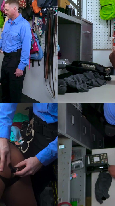 Caught and Creamed - Thief's Ass Fucked and Cock Sucked on the Office Desk | Clip 1