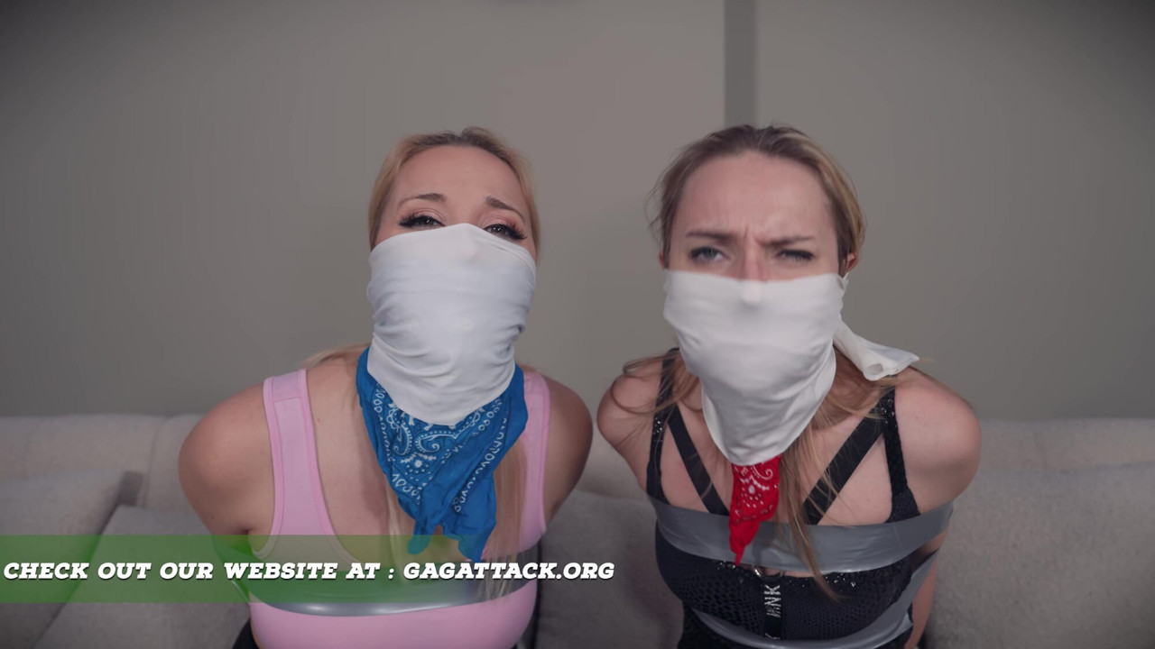Chloe & Missy - Blondes Bound and Multiple Tape Gags
