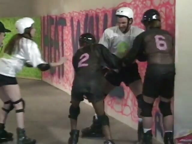Roller Bitch Sucking Dick and Getting Pounded