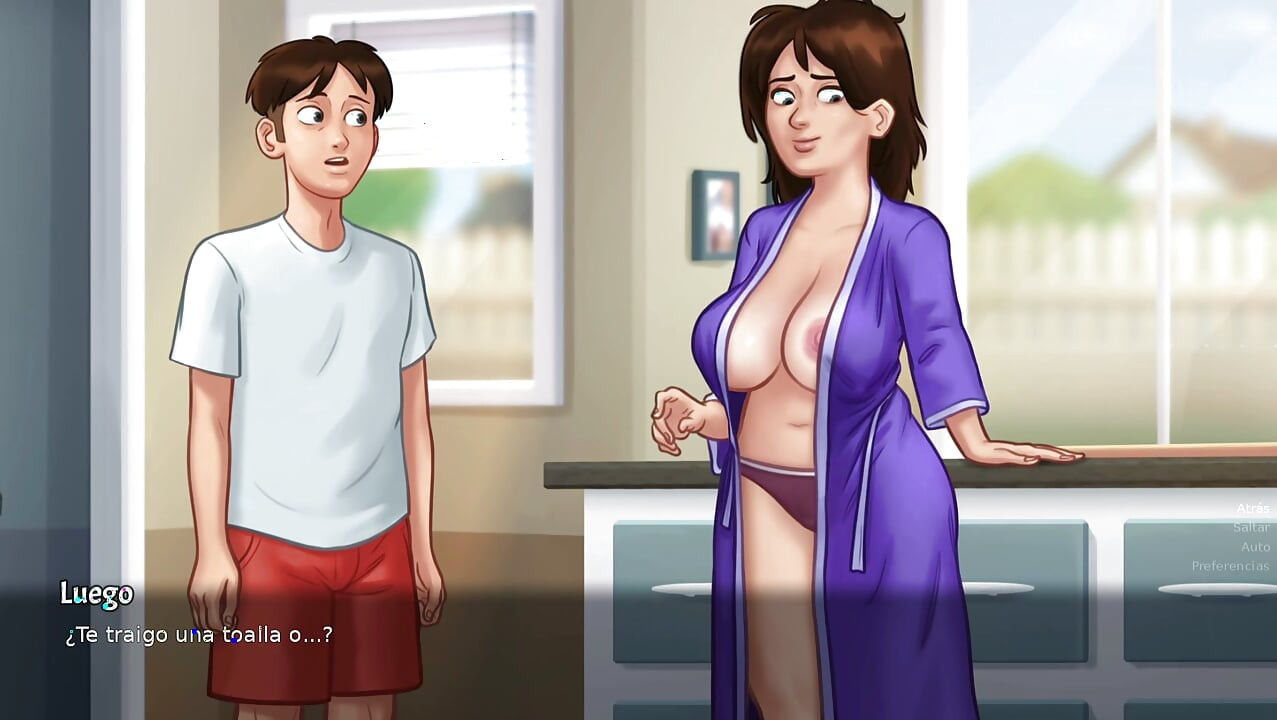 Stepmom opened her heart to me and we ended up falling in love - summertime saga