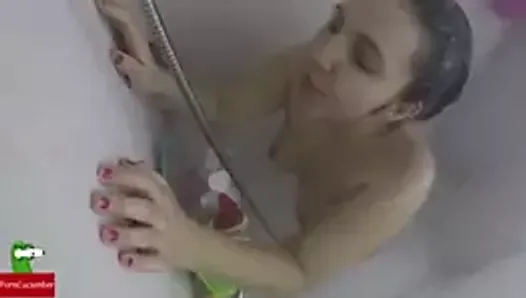 Fast Forward Video Of A Woman In The Shower