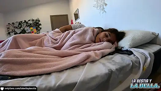 I Go From Watching Netflix with My Stepbrother to Fucking Hard and Delicious with Cum on Buttocks Ho