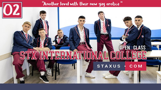 1x02 staxus international college (história e sexo): estudantes universitários latinos fazem sexo depois da escola!