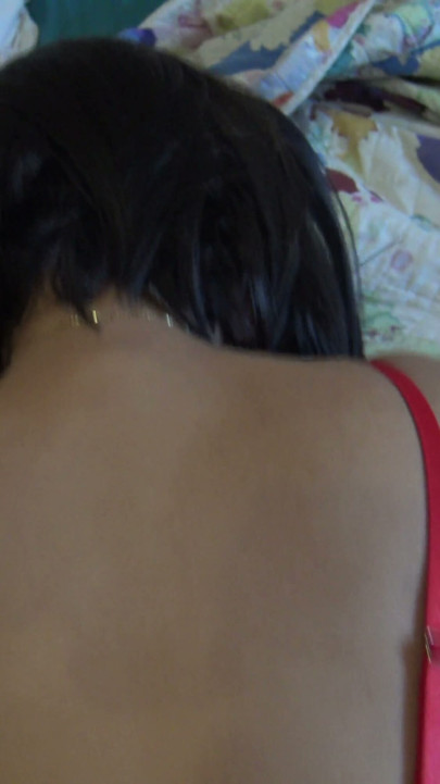 real stepmother wakes up her stepson and starts pissing from her hairy pussy | Clip 2