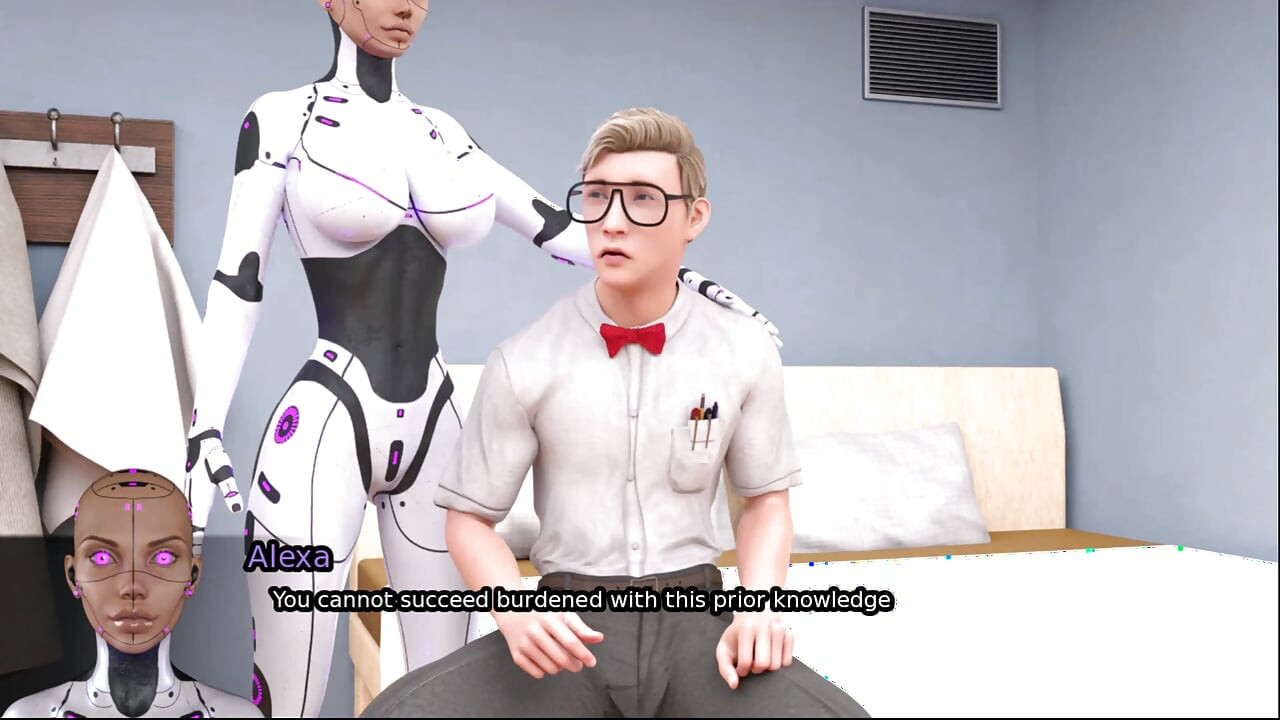 SEXBOT - 彼女は私の枕の上でオーガズムを持っていた