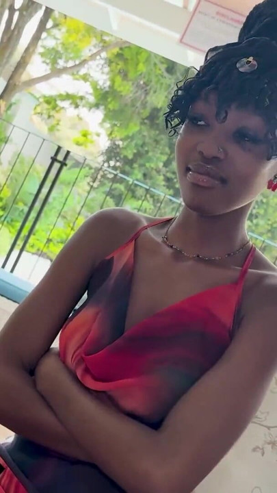 I had this good girl EBONY TEEN lose control during rough pounding | Clip 1