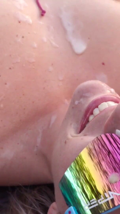 machine fuck and cum bath in the garden | Clip 1