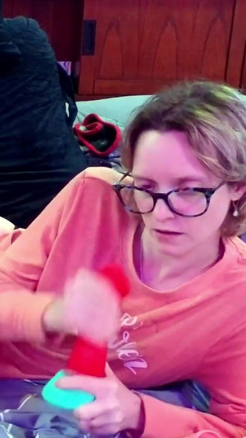 Jaw-dropping moment from "First JOI: Dirty talking wife won't let you cum"