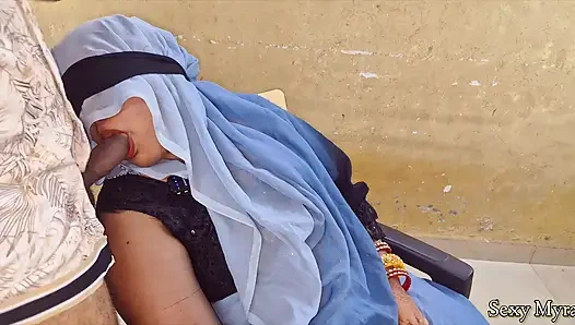 Part 1 - Indian hot Mami suprise blowjob