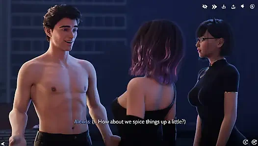 Wanita nakal #2 - chloe & julia mengubah sebotol anggur menjadi seks threesome