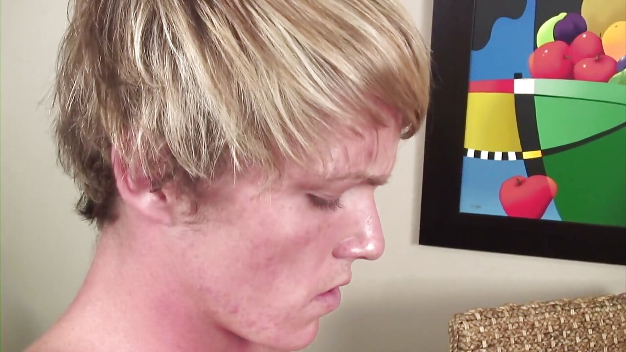 Handsome twink gets fucked from behind