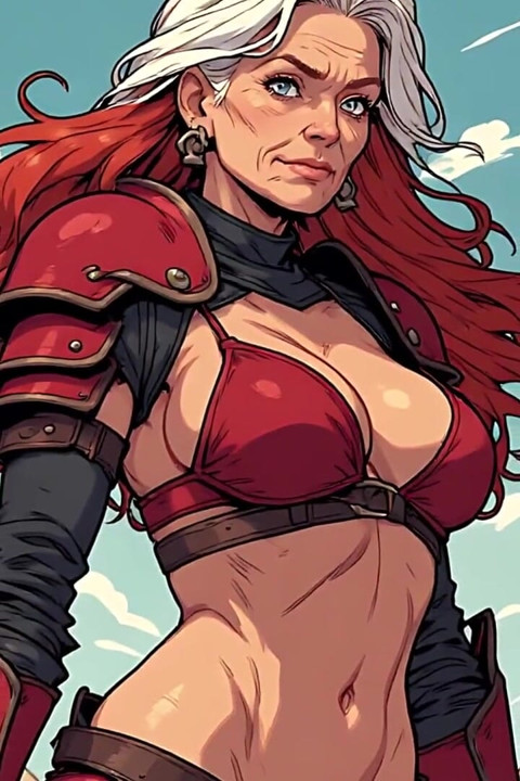Anime Style Sexy Warrior MILFs