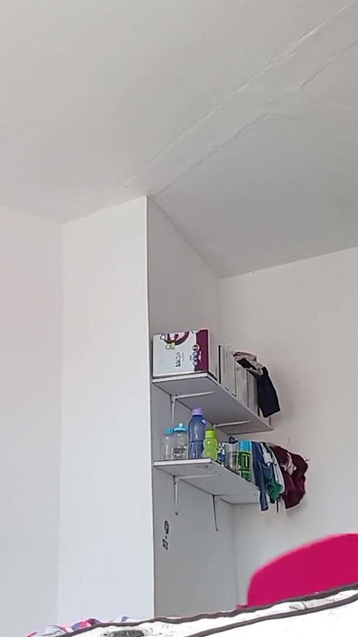 While I clean the room in my pants my husband observes me and records me 4 | Clip 1