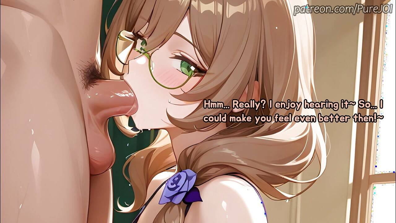 Pass 5 interviews with Genshin Impact girls to get a job (Sex JOI)