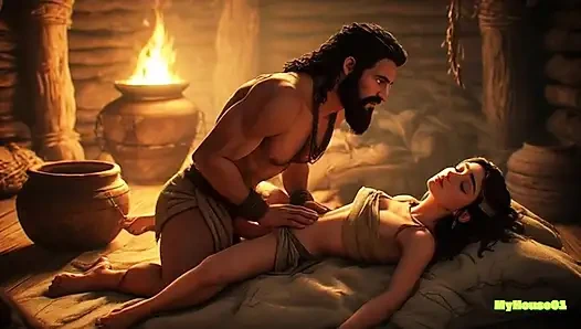 Beklenmedik ormanda romantizm duygusal çizgi film aşk hikayesi