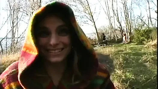 Vintage hairy 3 way aughties hairy hippy lesbians