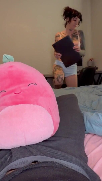 Sneaky Step Bro Stuffs Step Sis's Stuffy | Clip 1