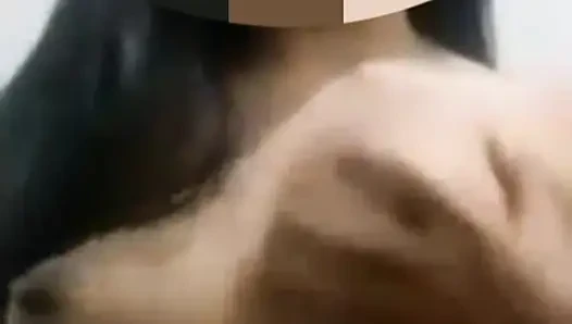 Wow the next door's wife sent a video showing off her big plump milk,