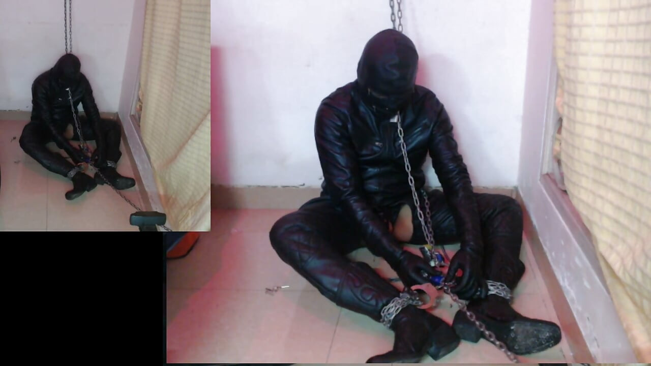 Self Bondage Gay Leather