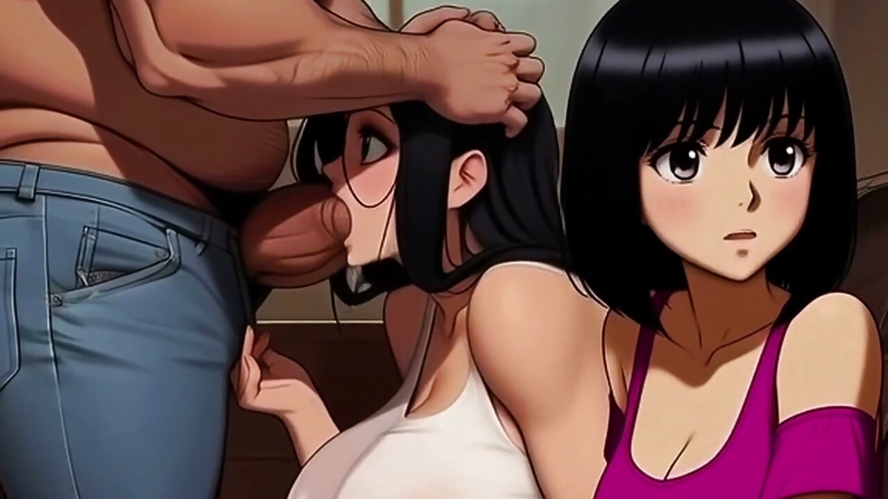 Korean Milf Teaches Stepdaughter How To Suck Dick