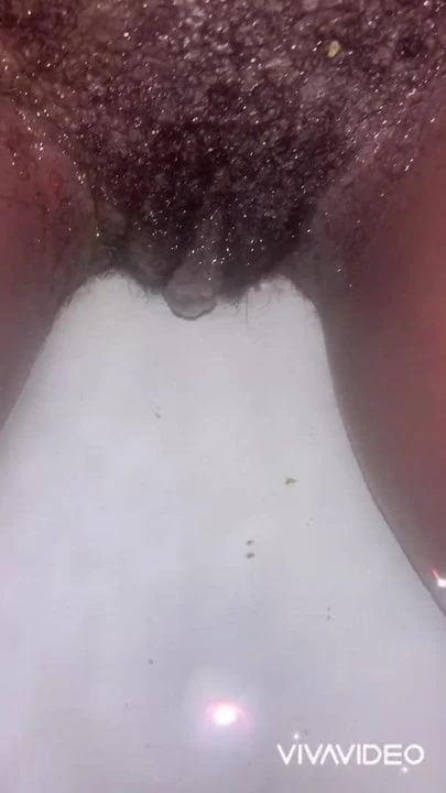 Bathing my spoiled wet kitty