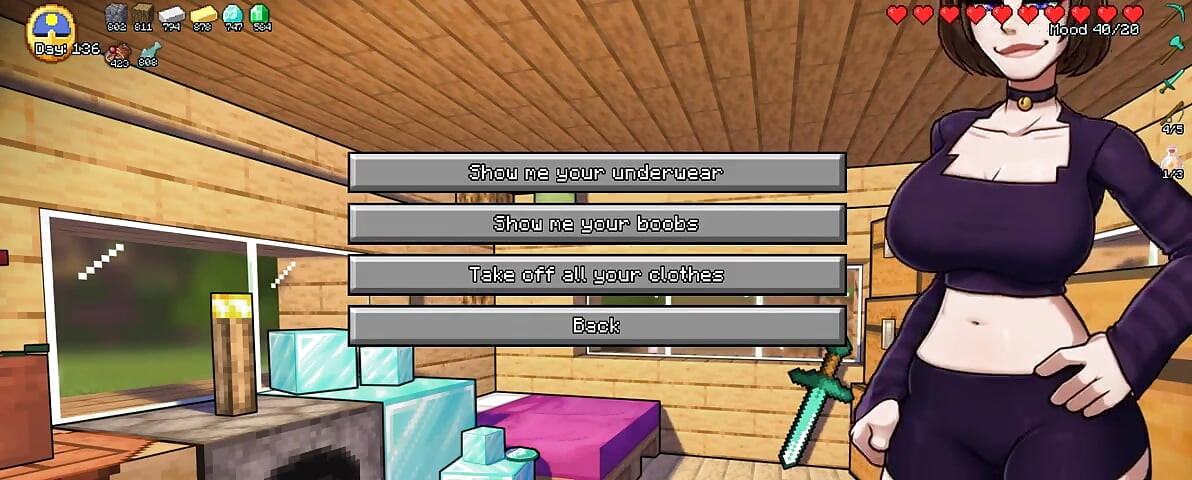 Minecraft Hornycraft Dio 83 Polusestra želi popušiti moj kurac od Loveskysanhentai