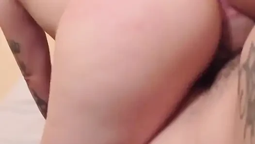 Kangel blonde with big ass cow reverse from Costa Rica